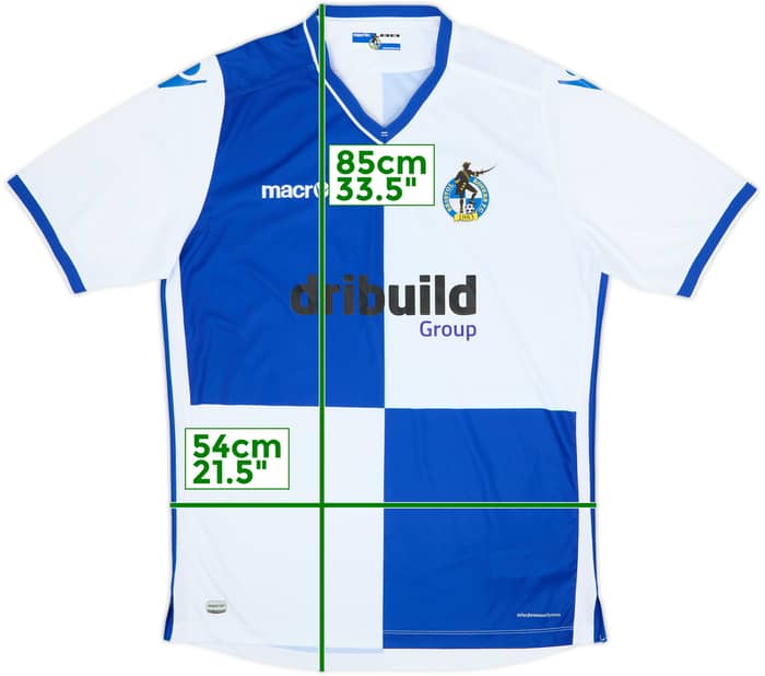 2016-17 Bristol Rovers Home Shirt - 8/10 - (XXL)