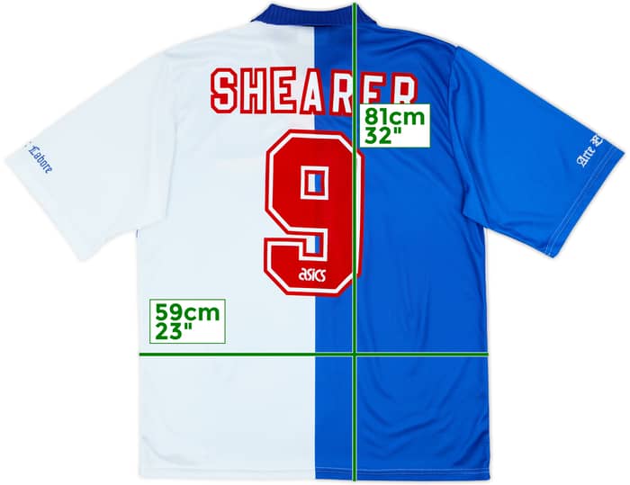 1994-95 Blackburn Rovers Home Shirt Shearer #9 - 9/10 - (XL)