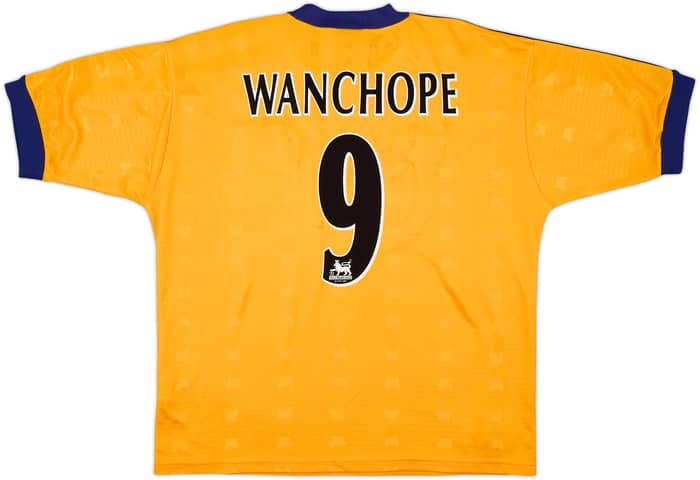 1997-98 Derby County Away Shirt Wanchope #9 - 6/10 - (XL)