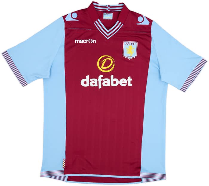 2013-14 Aston Villa Home Shirt Grealish #40 - 6/10 - (XXL)