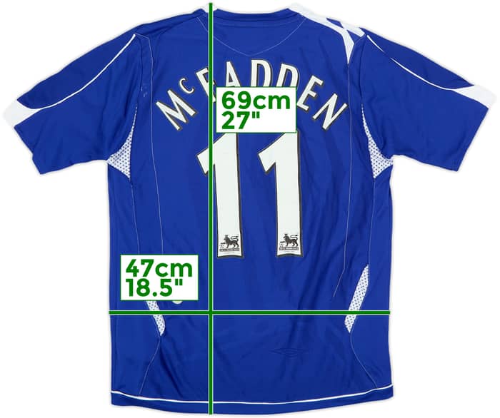 2006-07 Everton Home Shirt McFadden #11 - 5/10 - (S)