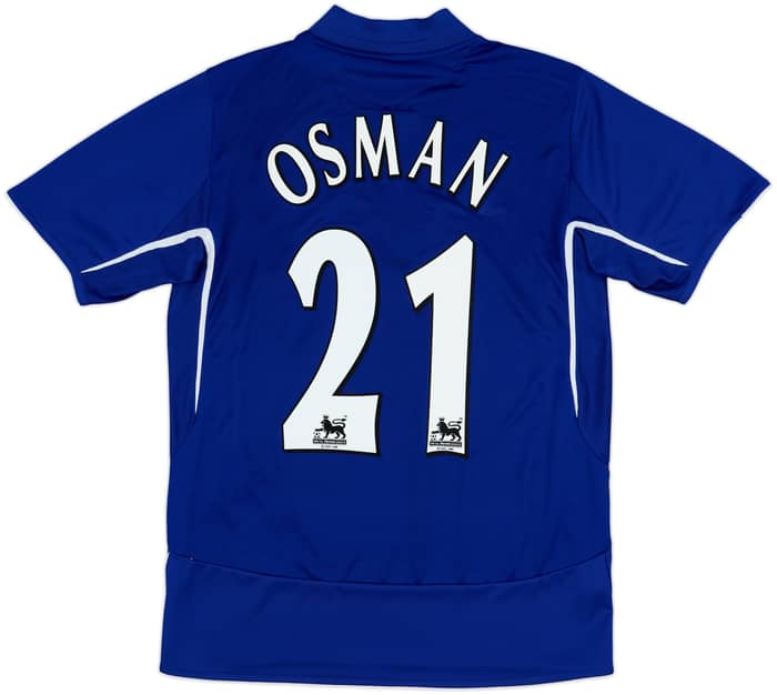2005-06 Everton Home Shirt Osman #21 - 7/10 - (M)