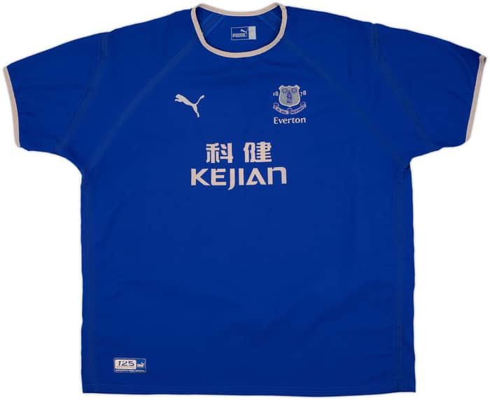 2003-04 Everton Home Shirt Ferguson #10 - 7/10 - (XXL)