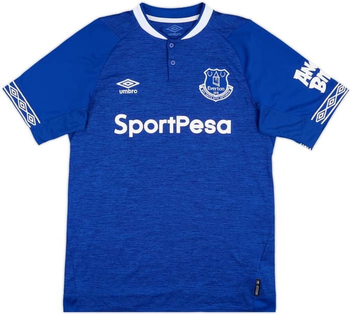 2018-19 Everton Home Shirt Baines #3 - 10/10 - (M)