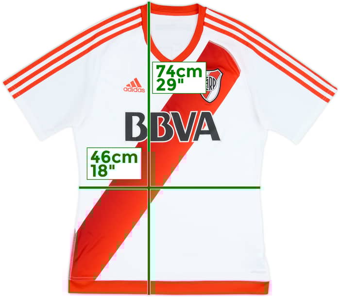 2016-17 River Plate Home Shirt - 8/10 - (M)