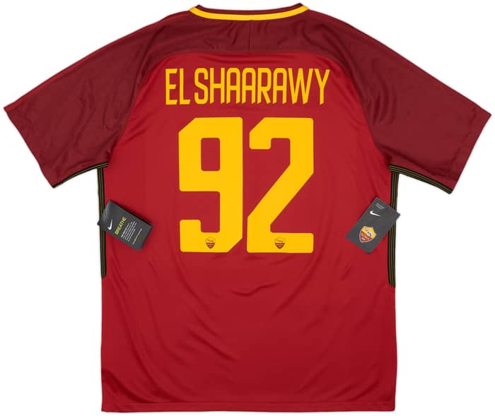 2017-18 Roma Home Shirt El Shaarawy #92 (L)
