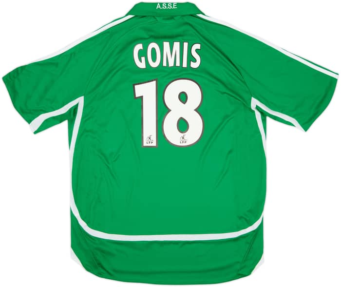 2006-07 Saint Etienne Home Shirt Gomis #18 - 8/10 - (XL)