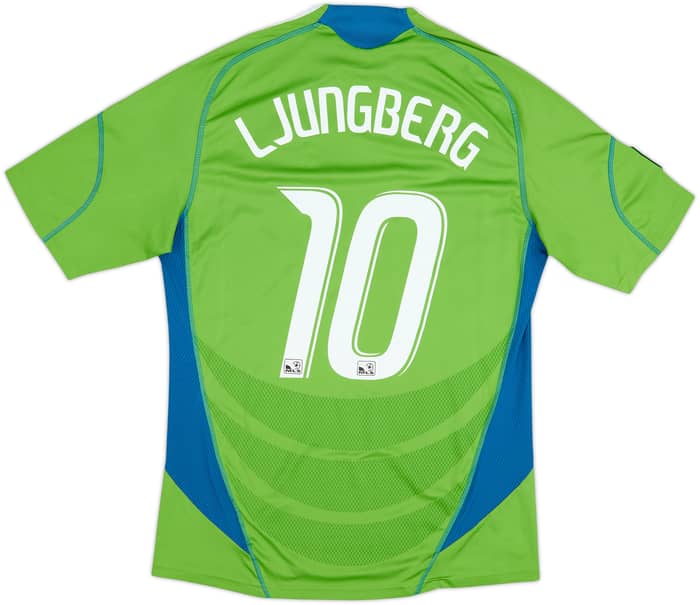 2009-10 Seattle Sounders Home Shirt Ljungberg #10 - 7/10 - (M)