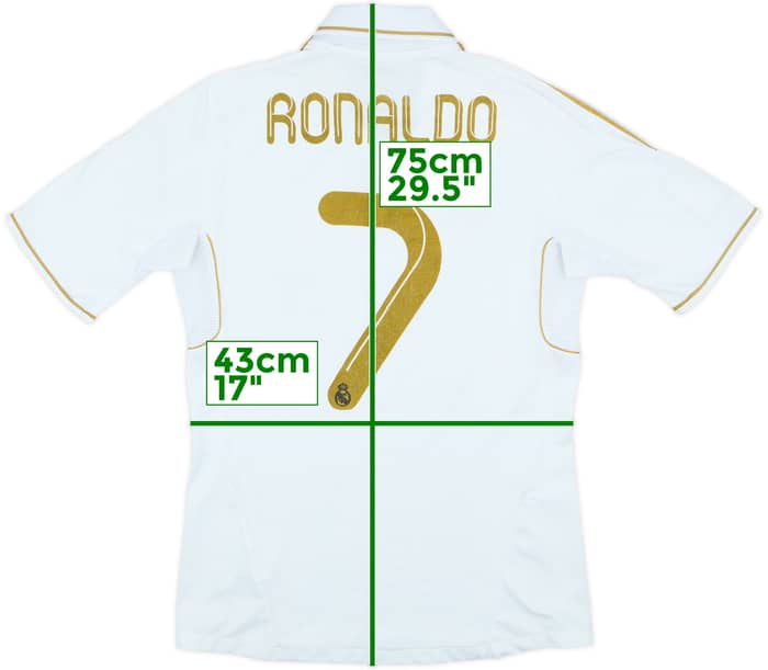 2011-12 Real Madrid Home Shirt Ronaldo #7 - 6/10 - (S)