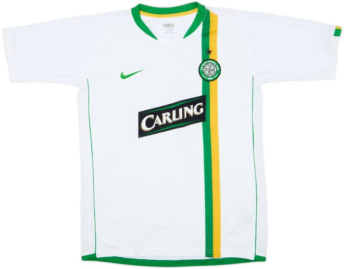 2006-08 Celtic European Shirt Nakamura #25 - 8/10 - (XL.Boys)