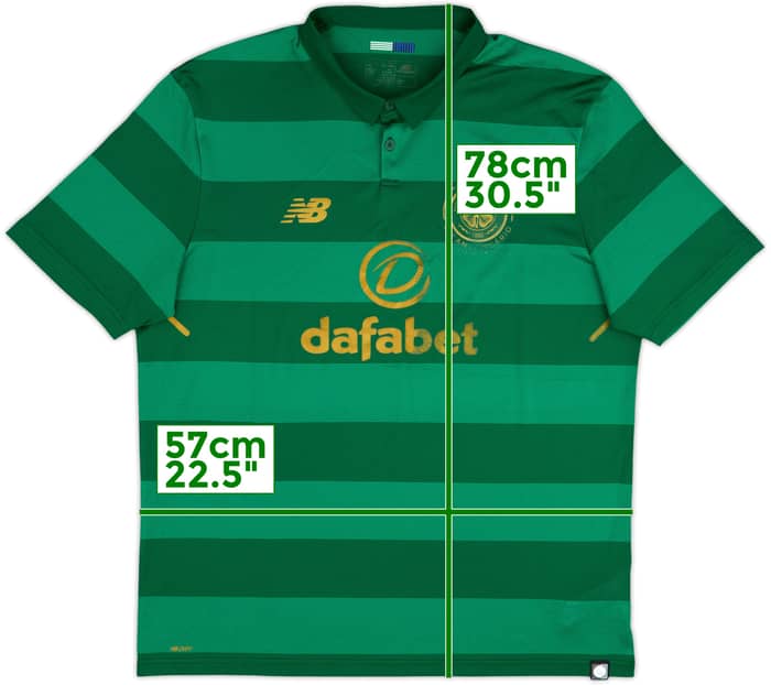 2017-18 Celtic 'Lisbon Lions 50th Anniversary' Away Shirt - 6/10 - (XL)