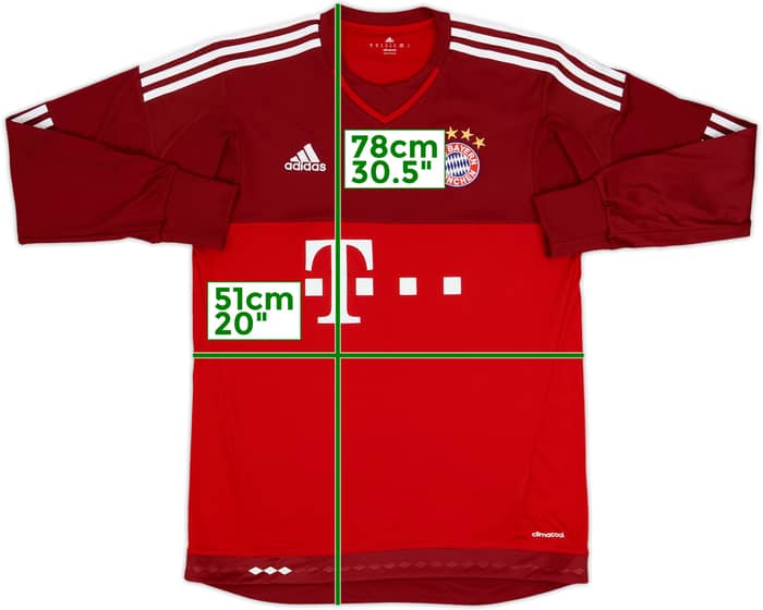 2015-16 Bayern Munich GK Shirt - 6/10 - (M)