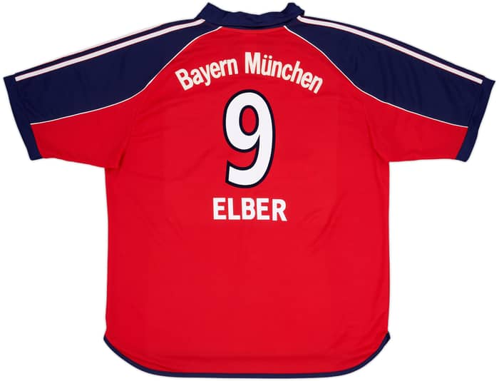 Camiseta de local del Bayern Munich 1999-01 Elber #9 - 10/10 - (XL)