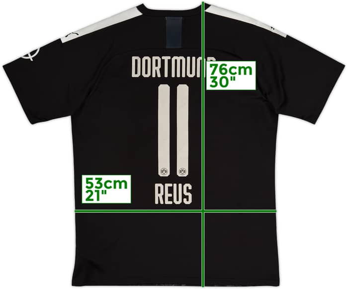 Camiseta de visitante del Borussia Dortmund 2019-20 Reus #11 - 8/10 - (L)