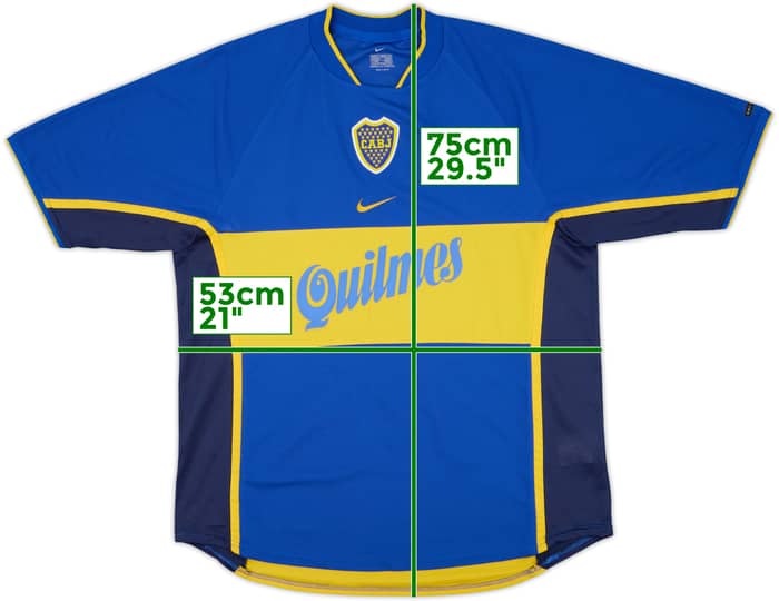 2001-02 Boca Juniors Home Shirt - 9/10 - (M)