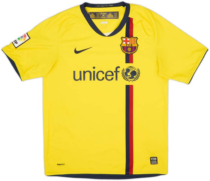 2008-10 Barcelona Away Shirt Ibrahimovic #9 - 7/10 - (S)