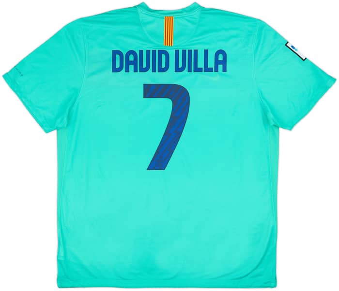 2010-11 Barcelona Away Shirt David Villa #7 - 8/10 - (XXL)