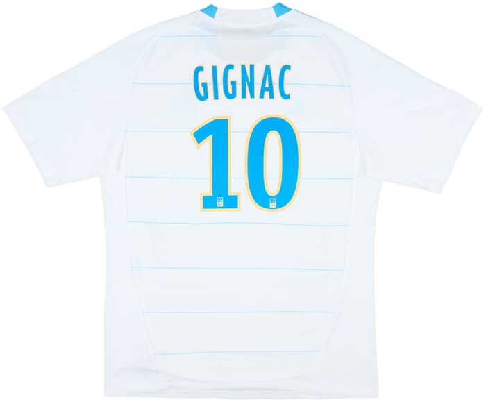 2010-11 Olympique Marseille Home Shirt Gignac #10 - 6/10 - (XL)