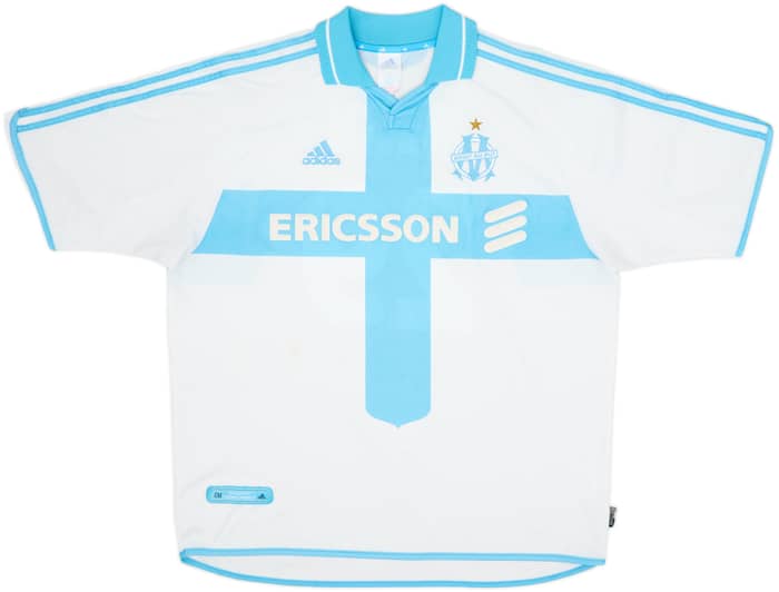 2000-01 Olympique Marseille Home Shirt Weah #29 - 7/10 - (XL)