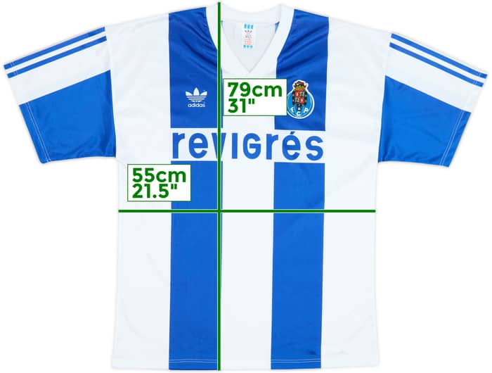 Camiseta de local del Porto 1990-92 - 9/10 - (L/XL)