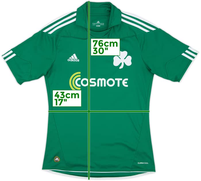 Camiseta de local del Panathinaikos 2010-11 - 9/10 - (S)