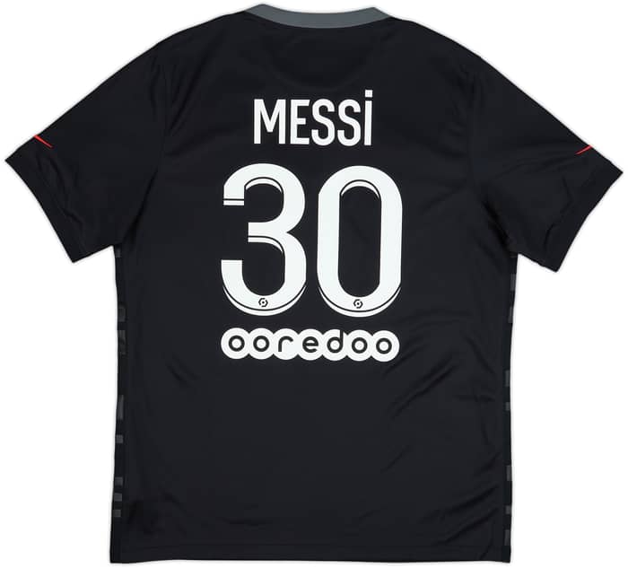 2021-22 Paris Saint-Germain Third Shirt Messi #30 - 10/10 - (L)