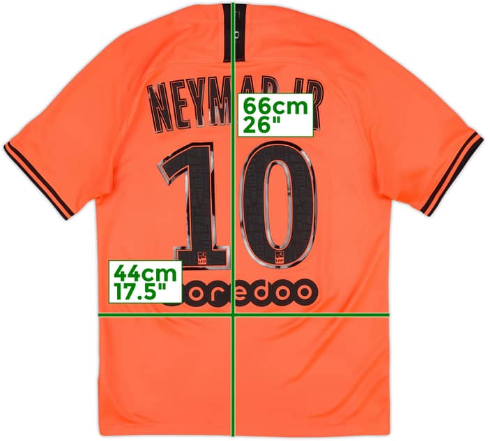 2019-20 Paris Saint-Germain Away Shirt Neymar Jr #10 - 6/10 - (S)