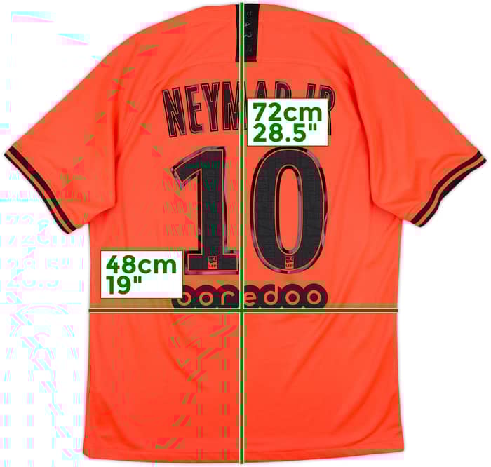 2019-20 Paris Saint-Germain Away Shirt Neymar Jr #10 - 9/10 - (M)