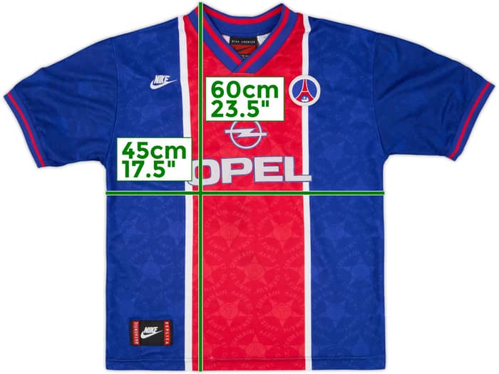 1995-96 Paris Saint-Germain Home Shirt - 7/10 - (L.Boys)