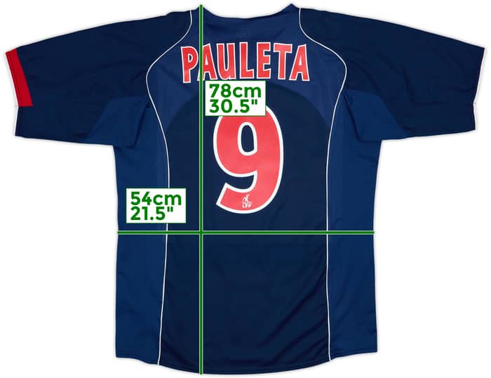2004-05 Paris Saint-Germain Home Shirt Pauleta #9 - 8/10 - (L)
