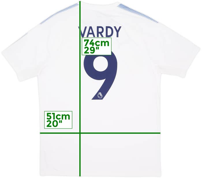 2017-18 Leicester Third Shirt Vardy #9 - 10/10 - (L)