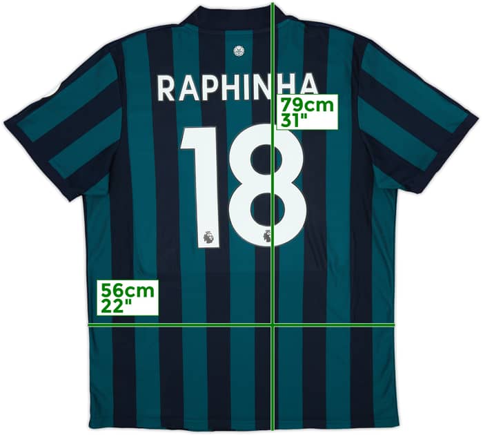 2020-21 Leeds United Away Shirt Raphinha #18 - 8/10 - (XL)
