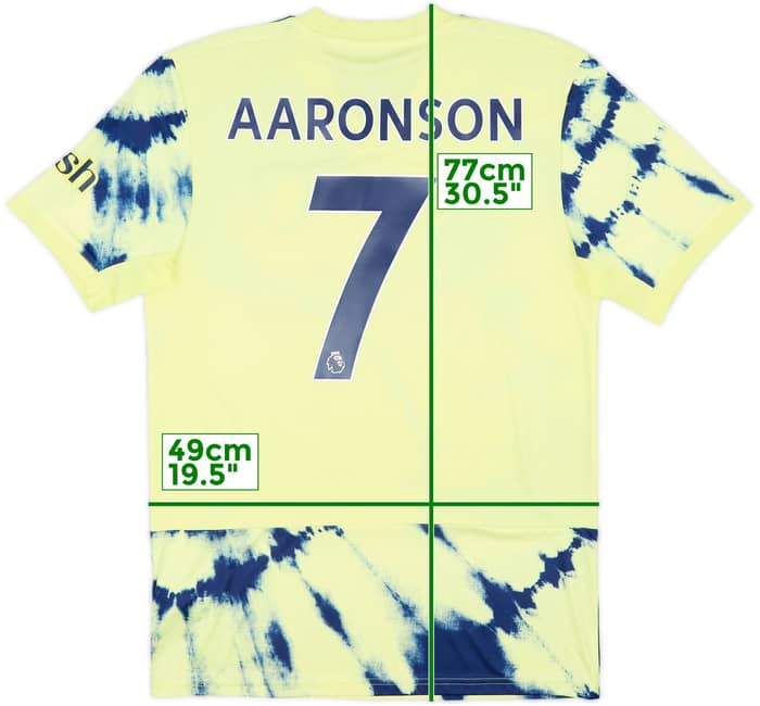 2022-23 Leeds Away Shirt Aaronson #7 - 9/10 - (M)