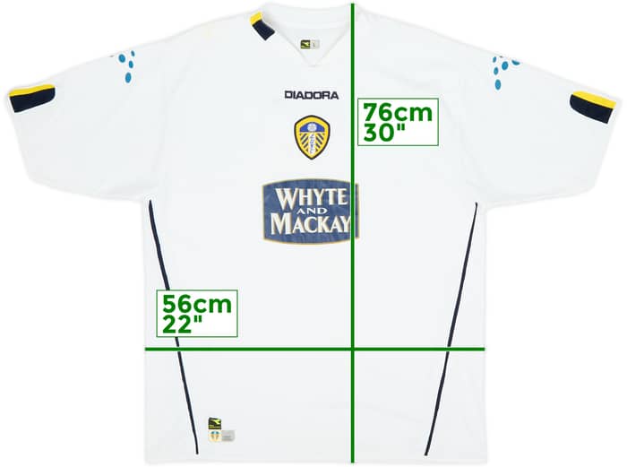 2004-05 Leeds United Home Shirt - 5/10 - (L)