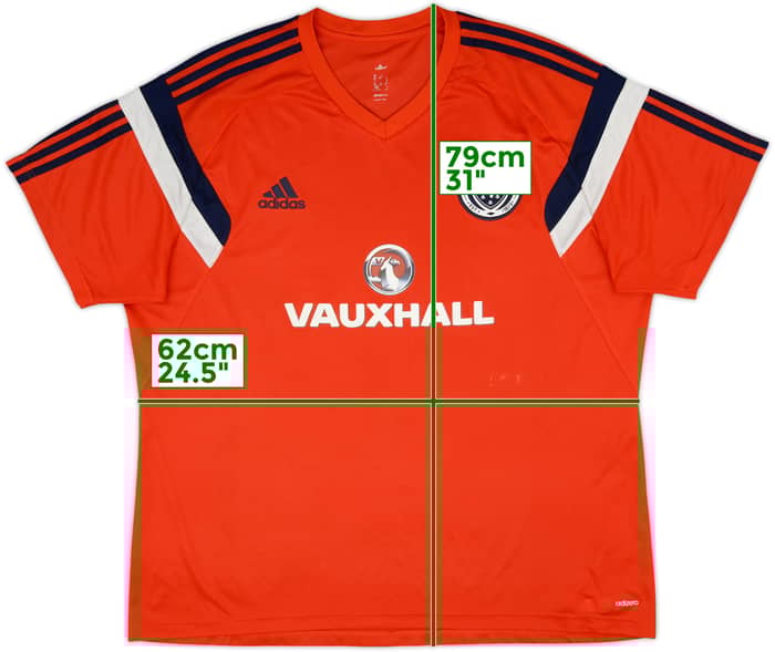 2014-15 Scotland adidas Training Shirt - 7/10 - (XXL)