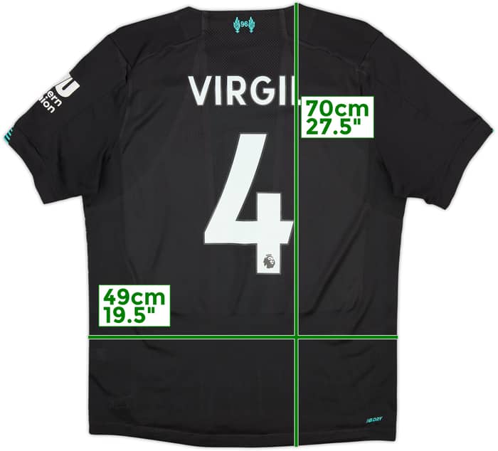 2019-20 Liverpool Tercera Camiseta Virgil #4 - 9/10 - (M)