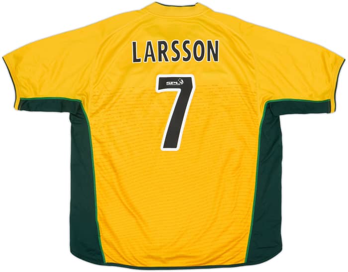 2002-03 Celtic Camiseta Visitante Larsson #7 - 8/10 - (XXL)