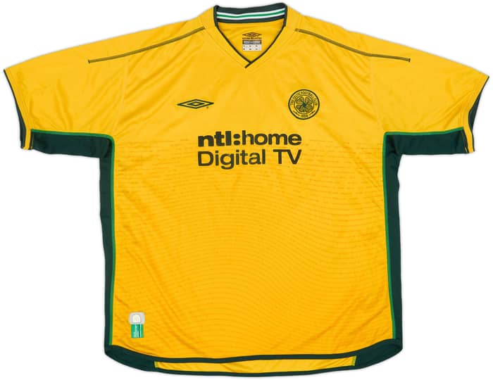 2002-03 Celtic Camiseta Visitante Larsson #7 - 8/10 - (XXL)