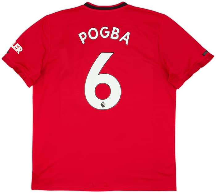 2019-20 Manchester United Home Shirt Pogba #6 - 5/10 - (XL)