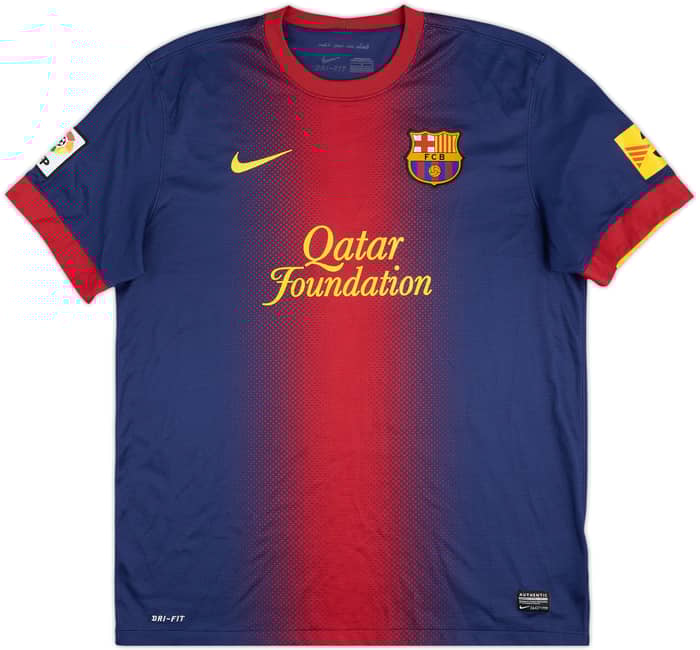 Camiseta de local del Barcelona 2012-13 Xavi #6 - 7/10 - (L)