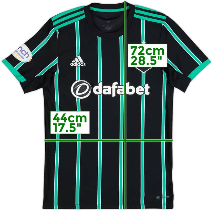 2022-23 Celtic Away Shirt - 8/10 - (S)