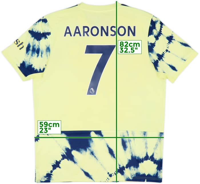 2022-23 Leeds Away Shirt Aaronson #7 - 6/10 - (XL)