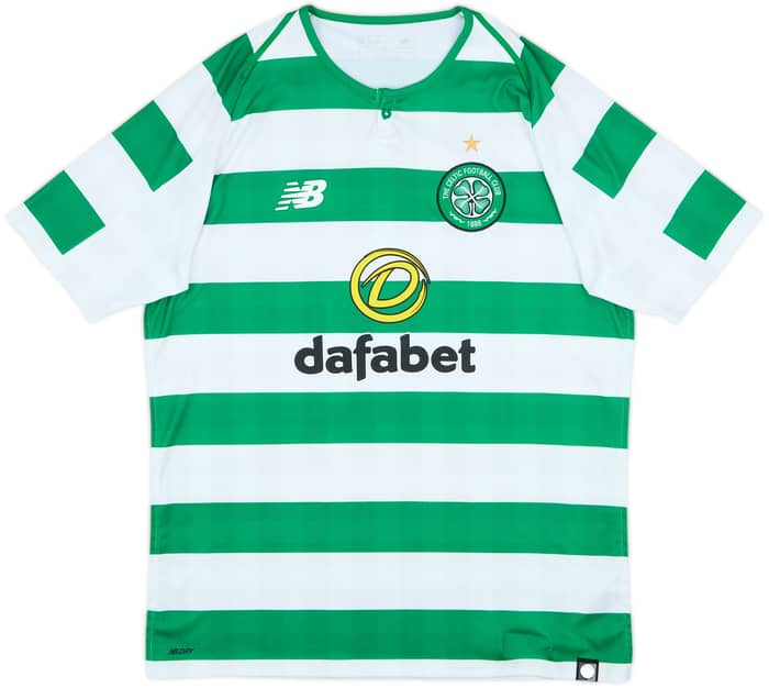 2018-19 Celtic Home Shirt - 8/10 - (M)