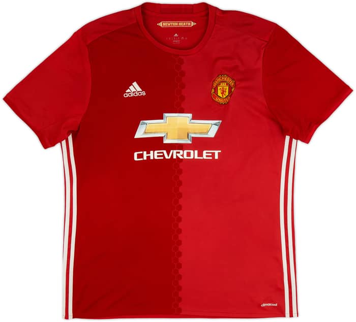 2016-17 Manchester United Home Shirt Carrick #16 - 5/10 - (XL)