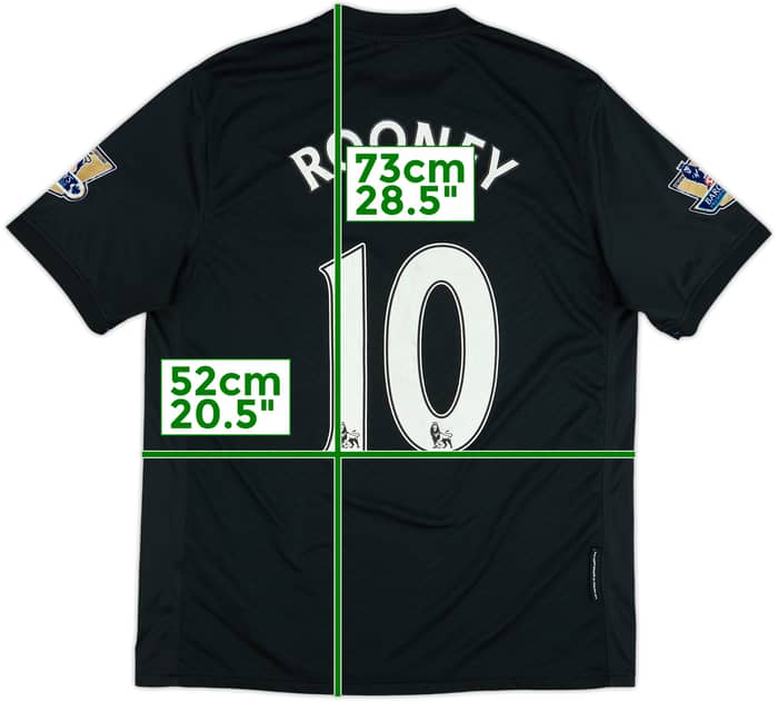 2009-10 Manchester United Away Shirt Rooney #10 - 5/10 - (M)