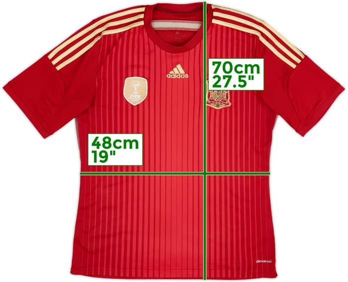 2013-15 Spain Home Shirt - 5/10 - (M)