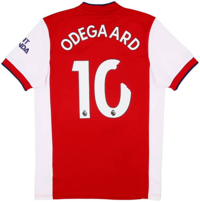 2021-22 Arsenal Home Shirt Odegaard #10 - 4/10 - (M)