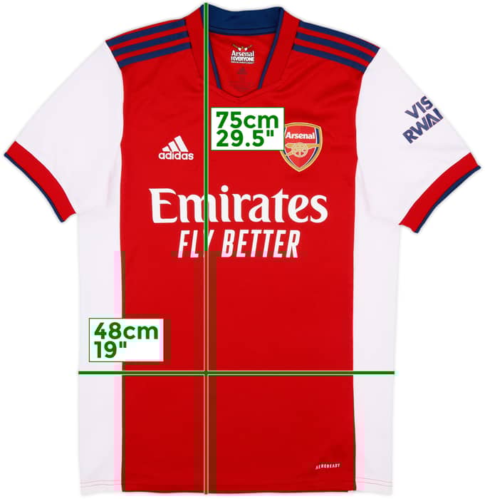 2021-22 Arsenal Home Shirt Odegaard #10 - 4/10 - (M)