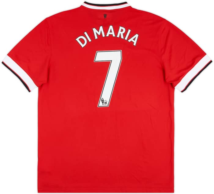 2014-15 Manchester United Home Shirt Di Maria #7 - 7/10 - (L)