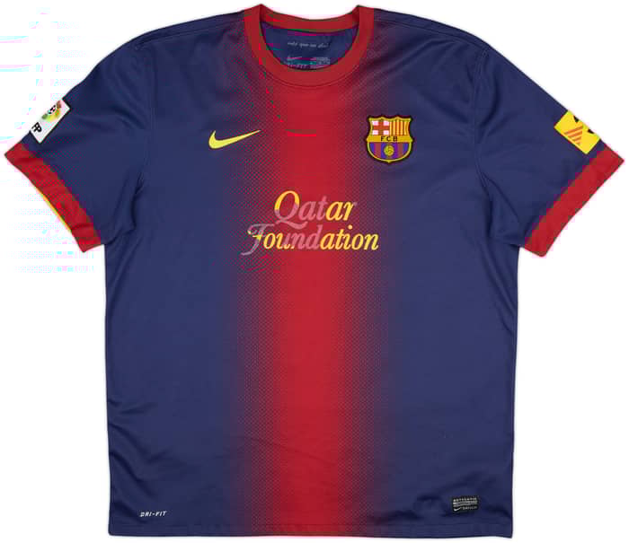2012-13 Barcelona Home Shirt - 4/10 - (XL)